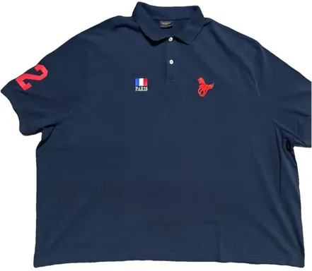 Balenciaga Polo Shirt Navy