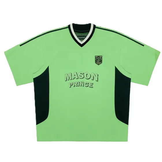 MASONPRINCE Lime Green Football Jersey