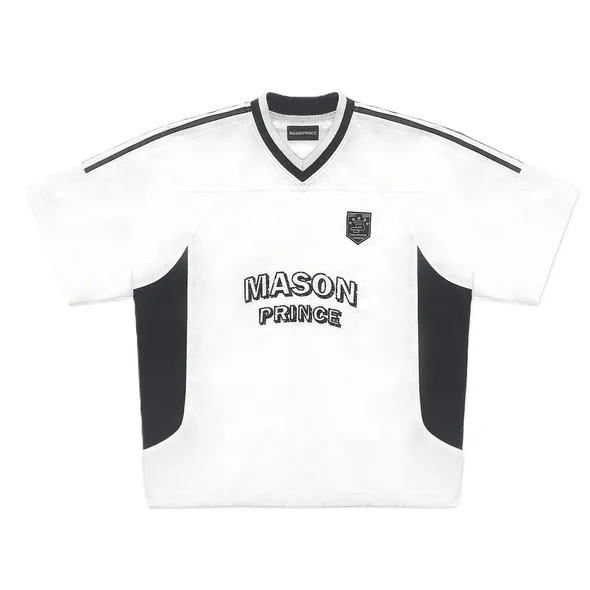 MASONPRINCE White Football Jersey