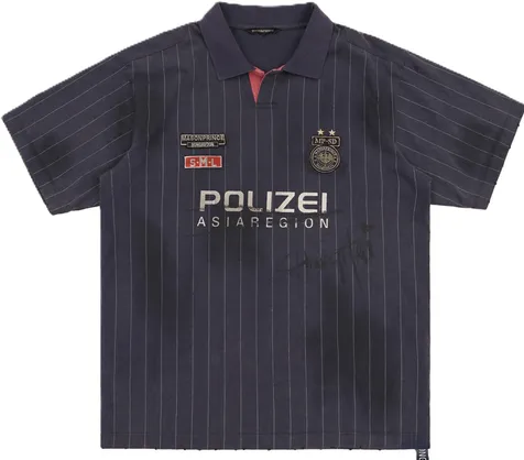 MASONPRINCE Striped Polizei Polo