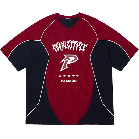 PEOPLESENSE Red Mesh Jersey