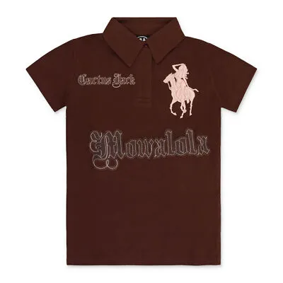 Mowalola x Cactus Jack Brown Polo