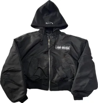 Playboi Carti I Am Music Cropped Bomber Jacket