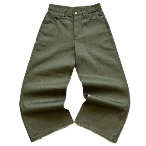 Firemade Raw Denim Selvedge Jeans Green